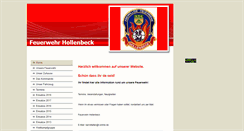Desktop Screenshot of fw-feuerwehr-hollenbeck.de